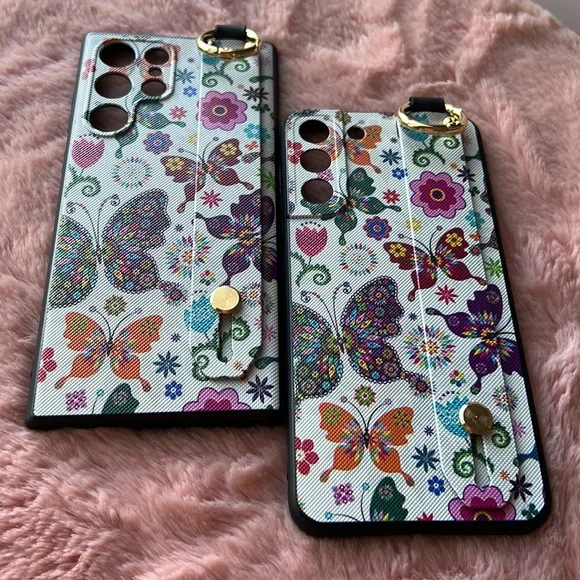 For Samsung Galaxy S22 plus,S22 ultra phone case with strap kickstand ring - Picture 7 of 14